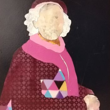 Peinture intitulée "Daprès Rembrandt" par Sebastien Montag, Œuvre d'art originale, Acrylique