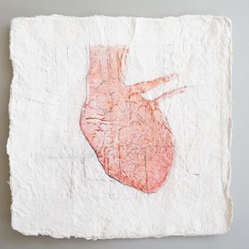 Painting titled "Heart II" by Anna Jannack, Original Artwork, Acrylic