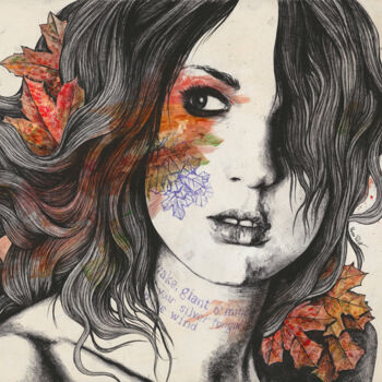 Drawing titled "Wake II" by Marco Paludet, Original Artwork, Pencil
