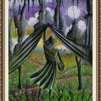 Painting titled "Beautiful future" by Malik Bennouar, Original Artwork, Acrylic