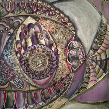 Peinture intitulée "Duality" par Anastasia Lesyuk, Œuvre d'art originale, Acrylique Monté sur Châssis en bois