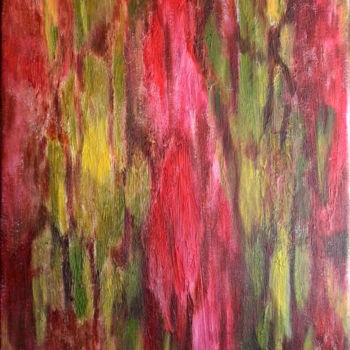 Schilderij getiteld "Summer Garden" door Valerii Latyshev, Origineel Kunstwerk, Acryl