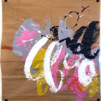 Schilderij getiteld "KRAFT_21_017" door Franck Chambrun, Origineel Kunstwerk, Acryl
