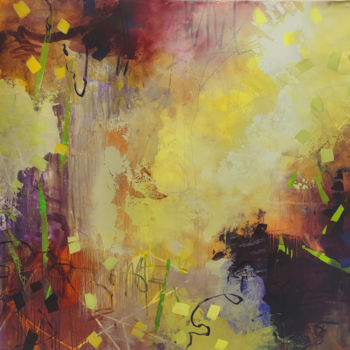 Painting titled "Unfolding" by Kersteen A Anderson, Original Artwork, Acrylic