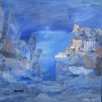 Painting titled "Positano" by Sylvie Jolivet, Original Artwork, Acrylic