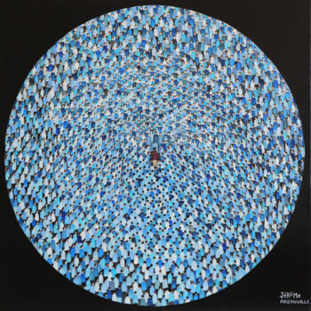 Painting titled "Bad trip" by Jérôme Arbonville, Original Artwork, Oil