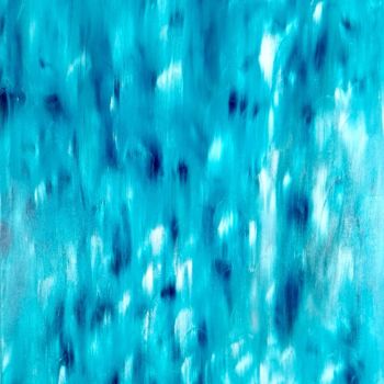 Pittura intitolato "Glacier" da Renaud Angerville-Langlois, Opera d'arte originale, Acrilico