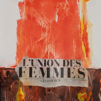 Gravures & estampes intitulée "L'Union des Femmes" par Isabelle Langlois, Œuvre d'art originale, Acrylique