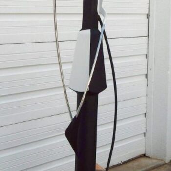 Sculpture titled "Black and White Soc…" by Richard Beaulieu, Original Artwork, Metals
