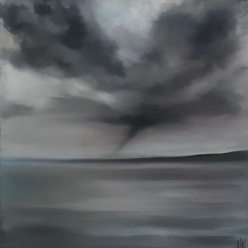 Painting titled "TORNADO" by Lilla Kuzma, Original Artwork, Acrylic