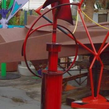 Sculpture titled "The Jester" by Richard Beaulieu, Original Artwork, Metals