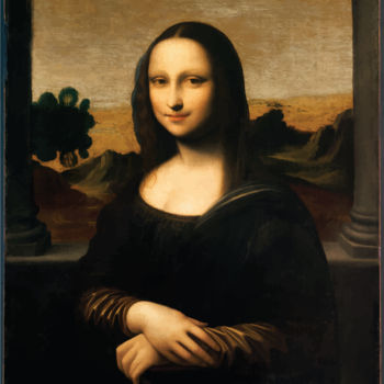 Digital Arts titled "Isleworth Mona Lisa" by Valentin Vali, Original Artwork, 2D Digital Work