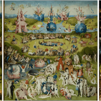 Digital Arts titled "Hieronymus Bosch, T…" by Valentin Vali, Original Artwork, 2D Digital Work