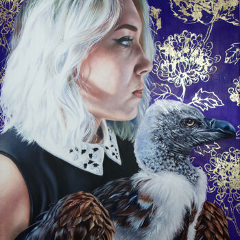 Painting titled "Solitary" by Renee Brown, Original Artwork, Oil