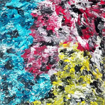 Peinture intitulée "Reliefs" par Renaud Angerville-Langlois, Œuvre d'art originale, Acrylique