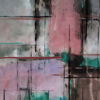 绘画 标题为“Abstraction pastel.” 由Ievgeniia Bidiuk, 原创艺术品, 粉彩