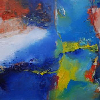 Pintura intitulada "Cold light" por Alexandra Ghimisi, Obras de arte originais, Acrílico