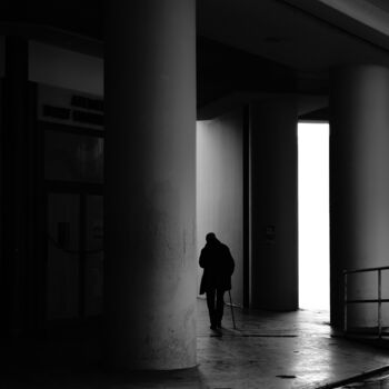 Photography titled "Particule Humaine" by Aleph Uteza Lysimaque, Original Artwork, Digital Photography Mounted on Aluminium