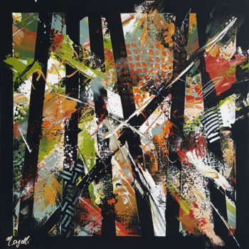 Peinture intitulée "Trinidad" par Magelli, Œuvre d'art originale, Acrylique Monté sur Châssis en bois