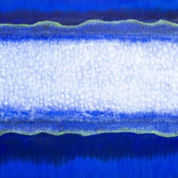 Painting titled "Snow VIII-II" by Hyun Ae Kang, Original Artwork, Oil