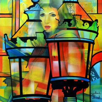 Peinture intitulée "mais où sont passés…" par Jeannette Guichard-Bunel, Œuvre d'art originale, Huile Monté sur Châssis en bo…