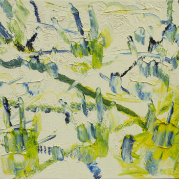 Painting titled "Once, We Were Child…" by Danielle Aspis, Original Artwork, Oil