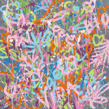 Peinture intitulée "Bio Vida" par Isabelle Pelletane, Œuvre d'art originale, Acrylique Monté sur Châssis en bois