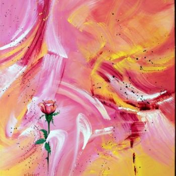 Peinture intitulée "Tempête... mais la…" par Anne-Frédérique Ferret, Œuvre d'art originale, Huile
