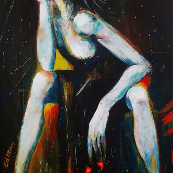 "Lili" başlıklı Tablo Edwige Manon (edman) tarafından, Orijinal sanat, Akrilik