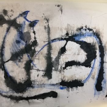 Collages titled "Pégase" by Martin Jobert, Original Artwork, Collages