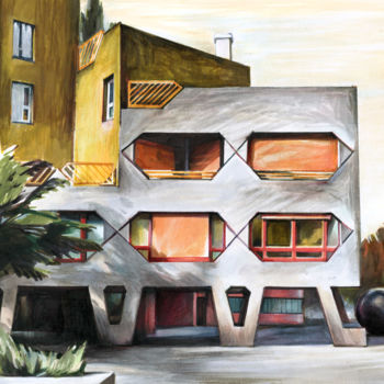 "Ivry-sur-Seine" başlıklı Tablo Olga Miasnikova (agll) tarafından, Orijinal sanat, Işaretleyici