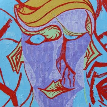 Peinture intitulée "A.V.C. : LE TROISIE…" par Oliverb, Œuvre d'art originale, Huile