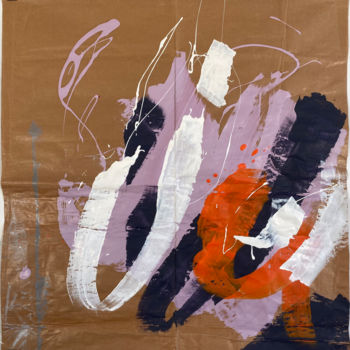 「KRAFT_21_036」というタイトルの絵画 Franck Chambrunによって, オリジナルのアートワーク, アクリル