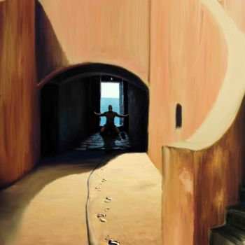 Digital Arts titled "Abolition" by Didier Ledus, Original Artwork, Digital Painting
