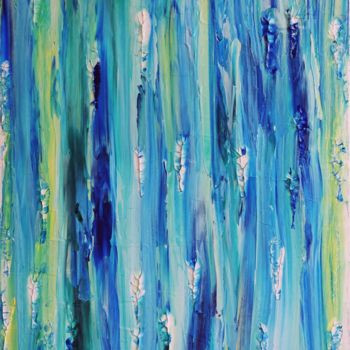 Peinture intitulée "Serenity" par Sarah Leseigneur, Œuvre d'art originale, Acrylique Monté sur Châssis en bois