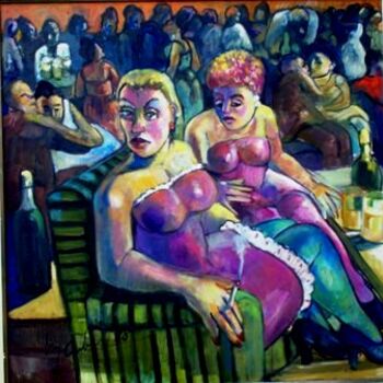 Pintura intitulada "mus076 - Casa notur…" por Luiz Carlos De Andrade Lima, Obras de arte originais