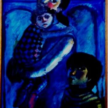 Pintura intitulada "mus078 - Familia do…" por Luiz Carlos De Andrade Lima, Obras de arte originais, Óleo
