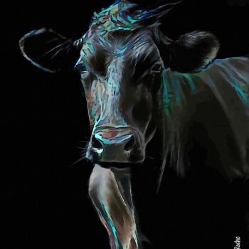Digitale Kunst mit dem Titel "Vaca premium - Mix…" von L.Roche, Original-Kunstwerk, Acryl