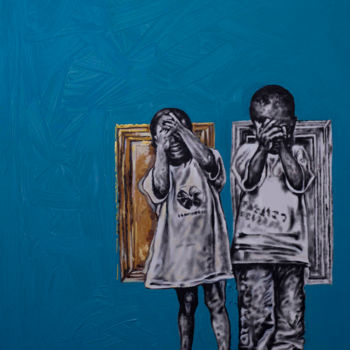 Painting titled "Honesty" by Patrick Dodoo, Original Artwork, Acrylic
