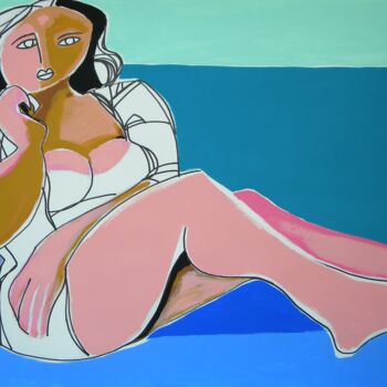 Painting titled "Emakume baten erret…" by Gabriele Donelli, Original Artwork, Acrylic