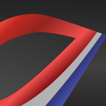 Digital Arts titled "Bleu blanc rouge en…" by Wolf Thiele, Original Artwork, 2D Digital Work