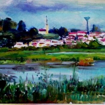 Pintura intitulada "mus091 - Tanque do…" por Luiz Carlos De Andrade Lima, Obras de arte originais, Óleo