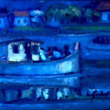 Pintura intitulada "mus098 - Valadares" por Luiz Carlos De Andrade Lima, Obras de arte originais, Óleo