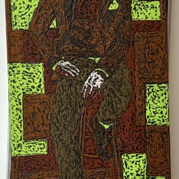 Peinture intitulée "TYLCO / SCULPTURE C…" par Marjinal Artiste Peintre Décalé Français, Œuvre d'art originale, Acrylique Mon…