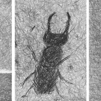 Drawing titled ""We are on a tremen…" by Giulio Benatti, Original Artwork, Graphite