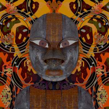 Digital Arts titled "JOAN" by Jeff Mann, Original Artwork, 2D Digital Work