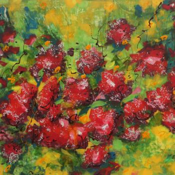 Ζωγραφική με τίτλο "Spring Blossoms" από Galina Zimmatore, Αυθεντικά έργα τέχνης, Ακρυλικό