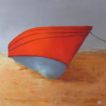 Peinture intitulée "Echouage" par André Robert Deschamps, Œuvre d'art originale, Acrylique