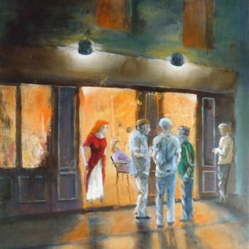 Peinture intitulée "Dans la chaleur de…" par André Robert Deschamps, Œuvre d'art originale, Acrylique