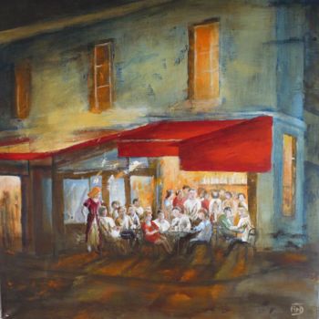 Pintura titulada "Dans la chaleur de…" por André Robert Deschamps, Obra de arte original, Acrílico